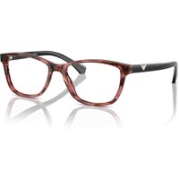 Emporio Armani EA3099 Women's Glasses 5553 Shiny Striped Pink
