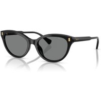 Ralph by Ralph Lauren RA5326U Women's Sunglasses 500187 Shiny Black/Light Grey
