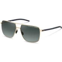 Porsche Design P8963 Motion #1 Sunglasses D226 Gold-Black/Smoke Gradient 61mm