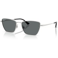 Ray-Ban RB3783 Sunglasses 003/81 Silver/Dark Grey Polarised 56mm