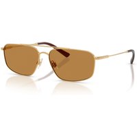 Polo Ralph Lauren PH3164 Women's Sunglasses 932493 Shiny Brass/Light Brown