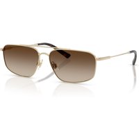 Polo Ralph Lauren PH3164 Women's Sunglasses 939313 Shiny Pale Gold/Brown Gradient Dark Brown