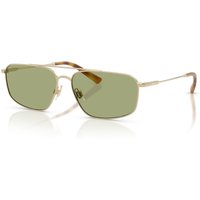 Polo Ralph Lauren PH3164 Women's Sunglasses 942582 Shiny Pale Gold/Green