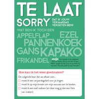 Kletskaart sorry