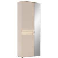 POCO Onlineshop DE Garderobenschrank Ina Kaschmirgrau Eiche Natura Nachbildung B/H/T: ca. 78x202x38 cm