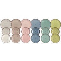TOGNANA TOGNANA Tafelservice Urban Pastel bunt Keramik 18 tlg.