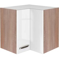 Flex-Well Eckhängeschrank Valero weiß Hochglanz B/H/T: ca. 60x54,8x32 cm