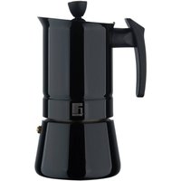 BERGNER Kaffeemaschine schwarz Edelstahl B/H/L: ca. 10,4x20,3x13,1 cm