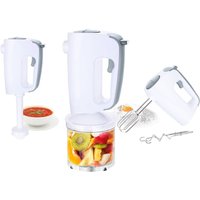 Emerio Handmixer HM-113257.11 weiß Edelstahl Kunststoff B/H/T: ca. 21,8x24,7x14,5 cm