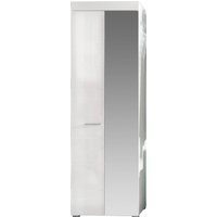 Trendteam Garderobenschrank Amanda weiß Hochglanz B/H/T: ca. 62x195x38 cm