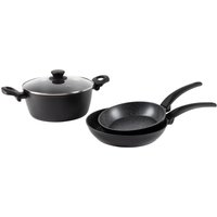 SAN IGNACIO SAN IGNACIO Kochgeschirrset Tormes schwarz Aluminium 4 tlg.