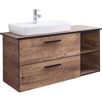 Pelipal Waschbeckenunterschrank Quickset 374 Eiche Ribeck Nachbildung B/H/T: ca. 103x61,6x44,5 cm