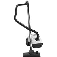 Bodenstaubsauger silber weiß schwarz Kunststoff B/H/L: ca. 27,5x22,4x38,8 cm