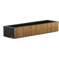 Herstera Garden Herstera Garden Pflanzkübel Deco Planter Xic schwarz Holz B/H/L: ca. 150x25x40 cm