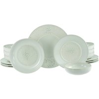 CreaTable CreaTable Tafelservice Unico Toscania offwhite Steinzeug 16 tlg.