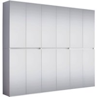 Trendteam Garderobenschrank Mirror weiß B/H/T: ca. 222x191x34 cm