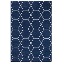 Sanat Teppich Trellis marine B/L: ca. 160x230 cm