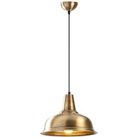 Opviq Pendelleuchte Berceste gold Eisen B/H/T/L/D: ca. 32x120x32x32x32 cm E27 1 Brennstellen