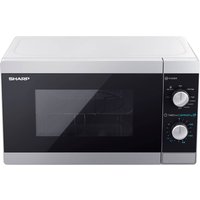 Sharp Mikrowelle mit Grill YC-MG01E-S silber Glas B/H/T: ca. 44x25,8x34,4 cm