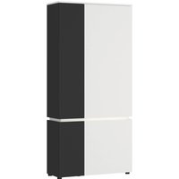 POCO Onlineshop DE Garderobenschrank Luce Alpinweiß anthrazit B/H/T: ca. 90x199x40 cm