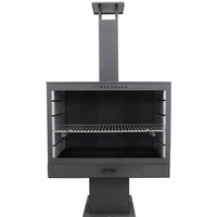 Westmann Westmann Grill-und Gartenkamin schwarz Metall B/H/T: ca. 90x160x50 cm