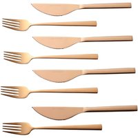 ECHTWERK ECHTWERK Besteckset bronze Edelstahl 8 tlg.