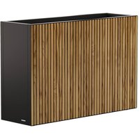 Herstera Garden Herstera Garden Pflanzkübel Deco Planter schwarz Holz B/H/L: ca. 120x80x40 cm
