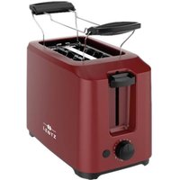 LENTZ LENTZ Toaster 74220 rot schwarz Kunststoff Metall