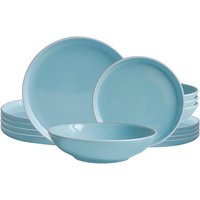 ECHTWERK ECHTWERK Tafelservice Nerea mint Steingut 12 tlg.