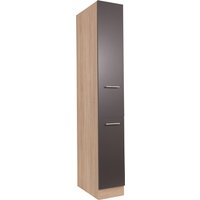 Respekta Apothekerschrank Merle grau B/H/T: ca. 30x200x60 cm