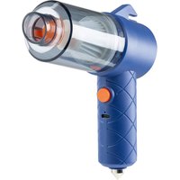 CLEANmaxx Akku-Handstaubsauger blau orange B/H/L: ca. 7x16,5x20 cm