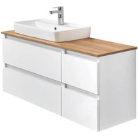 Pelipal Waschbeckenunterschrank Quickset 360 weiß glanz B/H/T: ca. 110x53x49 cm