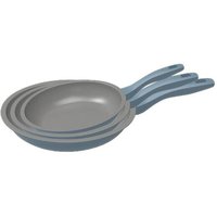 Michelino MICHELINO Bratpfannenset Alythia blau Aluminium 3 tlg.
