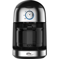 Elta Kaffeeautomat KM-500G schwarz silber Edelstahl Kunststoff Glas B/H/T: ca. 24x27x17 cm