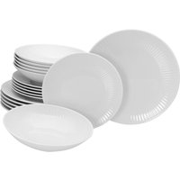 CreaTable CreaTable Teller-Set Valencia weiß Porzellan