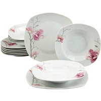 CreaTable CreaTable Tafelservice Amelie multicolor Porzellan 12 tlg.