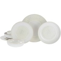 CreaTable CreaTable Tafelservice Unico Toscania offwhite Steinzeug 8 tlg.