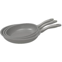 Michelino MICHELINO Bratpfannenset Alythia grau Aluminium 3 tlg.