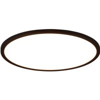Reality LED-Deckenleuchte Aureo schwarz Kunststoff H/D: ca. 2,5x40 cm
