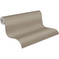 A.S.Creation Vliestapete Terra Uni braun B/L: ca. 53x1005 cm