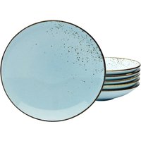 CreaTable CreaTable Suppenteller NATURE COLLECTION hellblau Steinzeug D: ca. 22 cm