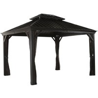 Sojag Sojag Pavillon Messina anthrazit Metall B/H/L: ca. 363x292x298 cm