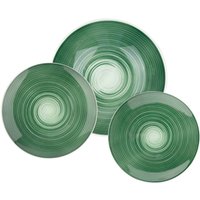 HERMANN MILLER HERMANN MILLER Geschirrset SPIRAL GREEN grün Steinzeug