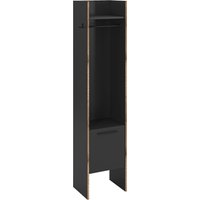 xonox.home Garderobenschrank Bueno Basalt Nox Oak Nachbildung B/H/T: ca. 42x189x37 cm