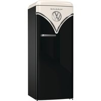 Gorenje Gorenje VW-Retro-Kühlschrank OBRB615DBK schwarz B/H/L: ca. 59,5x152,5x66,1 cm