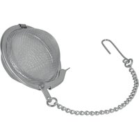 Metaltex Teekugel silber Edelstahl D: ca. 4,5 cm