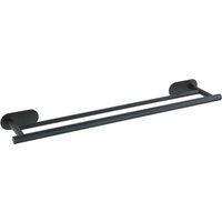 Turbo-Loc Badetuchstange schwarz Edelstahl B/H/L: ca. 4,5x12x60 cm