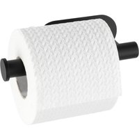 Turbo-Loc Toilettenpapierhalter schwarz Metall B/H/T: ca. 16x4,5x7 cm