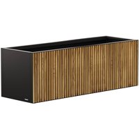 Herstera Garden Herstera Garden Pflanzkübel Deco Planter schwarz Metall B/H/L: ca. 150x50x50 cm