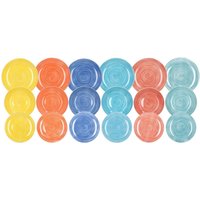 TOGNANA TOGNANA Tafelservice Madison Chroma bunt Porzellan 18 tlg.
